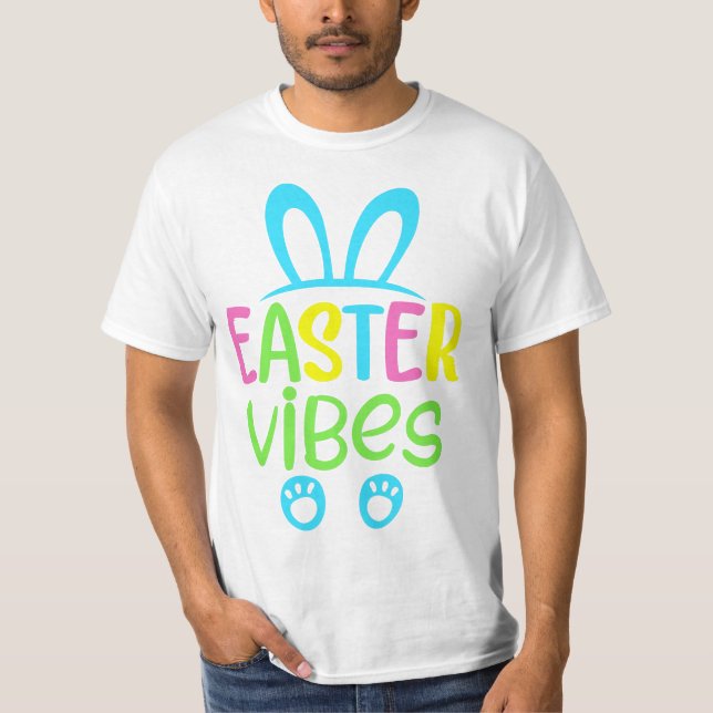 Camiseta Páscoa Vibes Pastel (Frente)