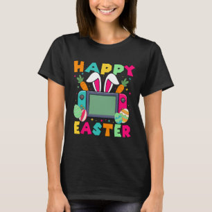 Camiseta Páscoa Video Game Bunny Gaming Controller Gamer Bo