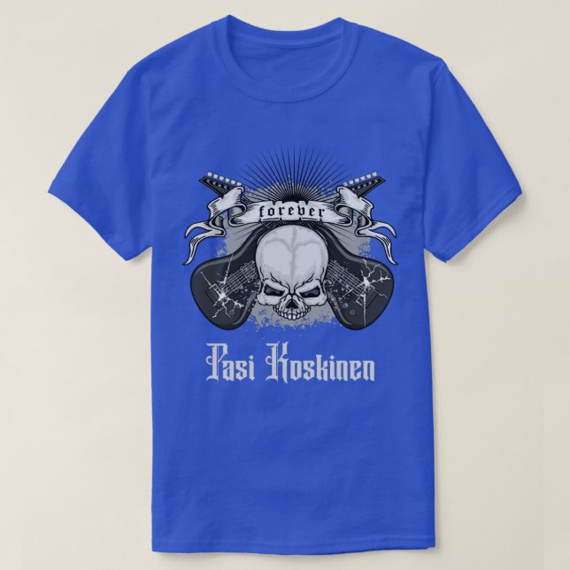 Camiseta pasi koskinen guitaris para sempre (Frente do Design)