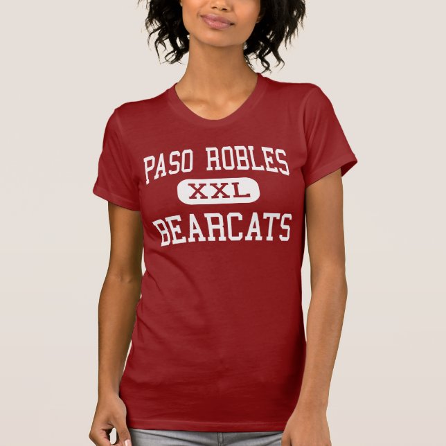 Camiseta Paso Robles - Bearcats - alto - Paso Robles (Frente)