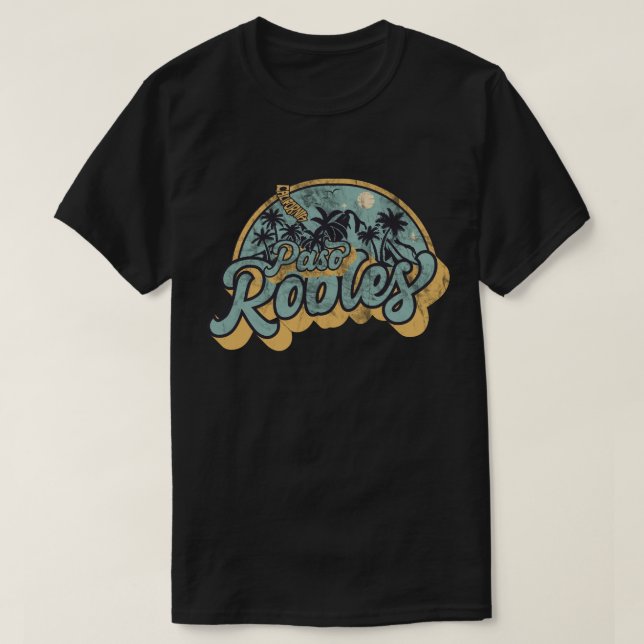 Camiseta Paso Robles, Califórnia (Frente do Design)