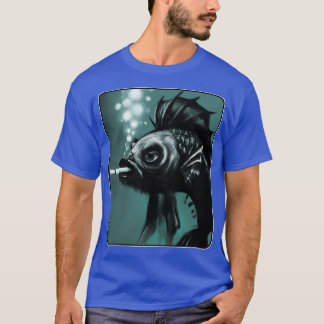 Camiseta Pass Puff Puff De Fumaça De Peixe
