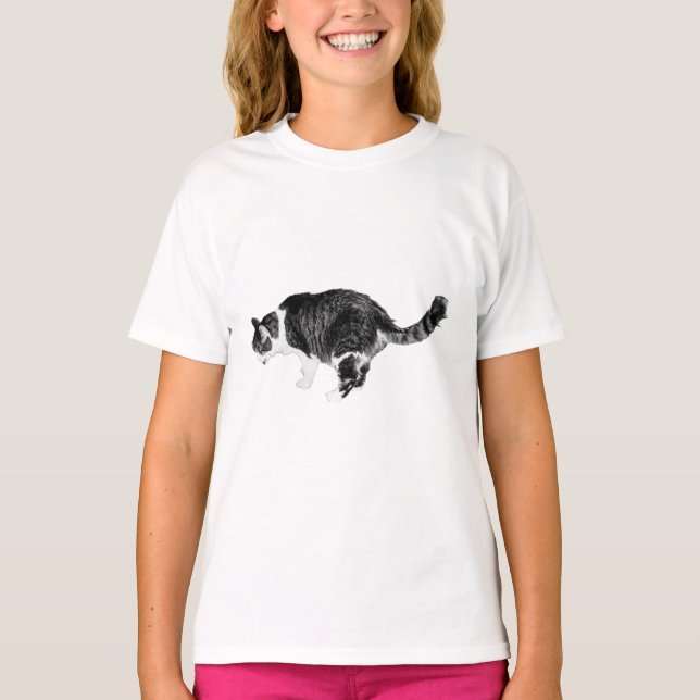 Camiseta Passada Sombreada, Conforto Diário (Frente)