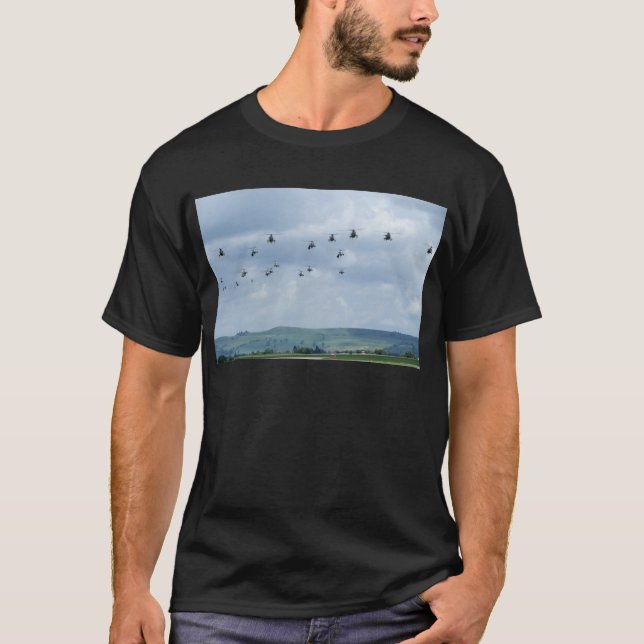 Camiseta Passado do helicóptero (Frente)