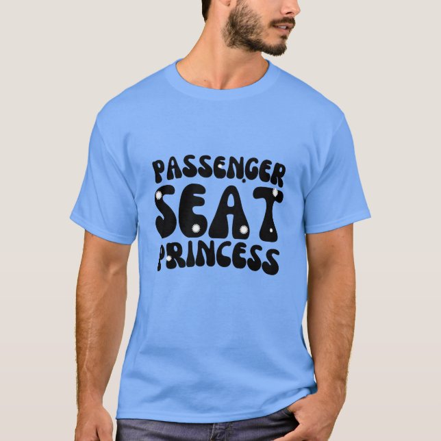 Camiseta Passageiros - Princesa T-Shirt - Design de Verão (Frente)