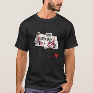 Camiseta Passagem Aérea Garden Grove Garota Garden Grove J