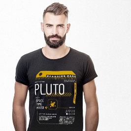 Camiseta Passagem de Viagem de Embarque de Tempo do Planeta