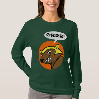 Camiseta Passagem "GRRR dos cervos!" T: Alaranjado