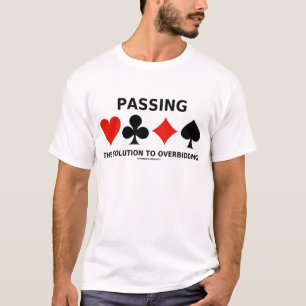 Camiseta Passando a solução a Overbidding (ponte)
