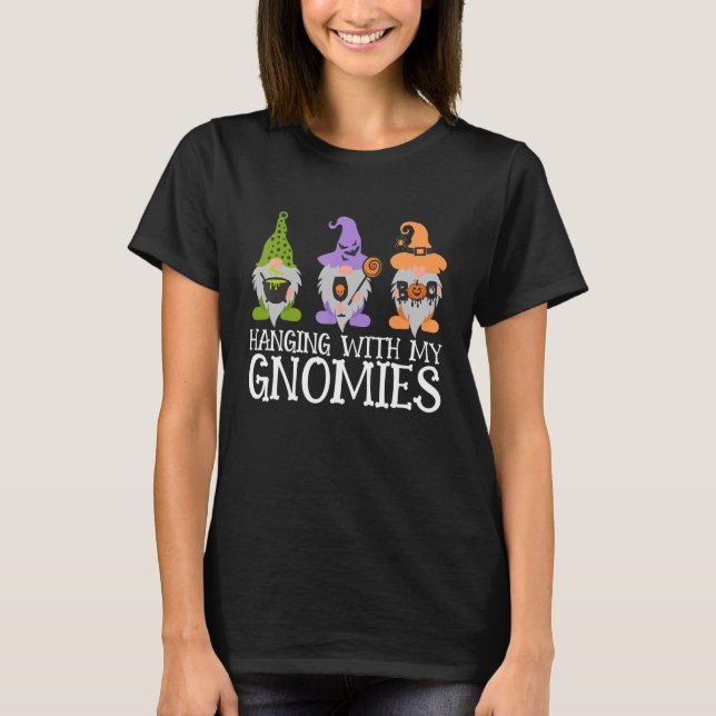 Camiseta Passando Com Meu Gnomos do Jardim dos Gnomos 12 (Frente)