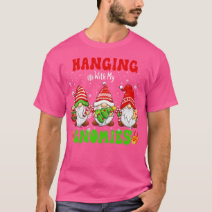 Camiseta Passando Com Meus Gnomos Bonitos Felizes Natal