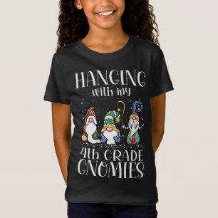 Camiseta Passando Com Meus Gnomos Do 4º Ano - Cristo De Pro