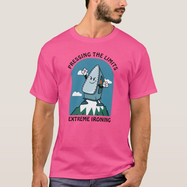 Camiseta Passando Limites Ferro Extremo Engraçado (Frente)