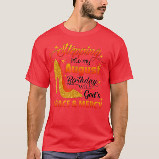 Camiseta Passando No Meu Aniversário De Agosto Com Deuses G
