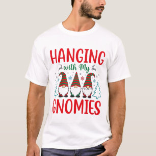 Camiseta Passando o Natal com Meus Gnomos