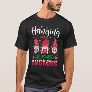 Camiseta Passando o Natal com Meus Gnomos da Pré-Escola Pro