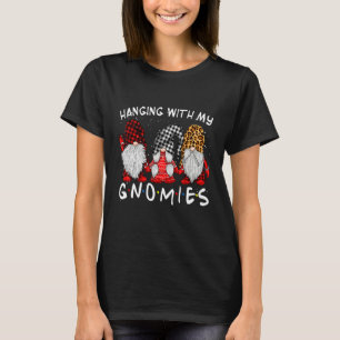 Camiseta Passando o Natal com Meus Gnomos Família Correspon