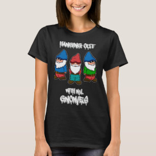 Camiseta Passando o Tempo Com Meus Gnomos Irlandeses de Jar