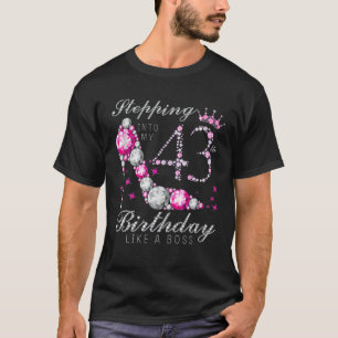 Camiseta Passando Para O Meu 43 Aniversário Como Um Chefe 4
