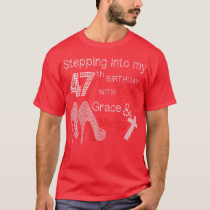 Camiseta Passando Para O Meu 47º Aniversário Com Deuses Gra