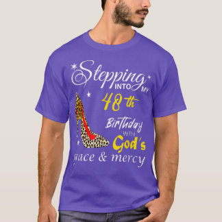 Camiseta Passando Para O Meu 48º Aniversário Com Deuses Gra