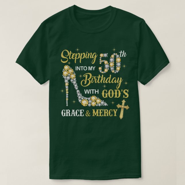 Camiseta Passando para o meu 50º aniversário com Deuses Gra (Frente do Design)
