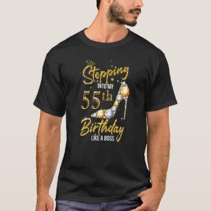 Camiseta Passando para o meu 55º aniversário Mulheres Altas