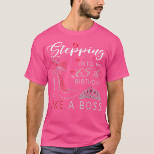 Camiseta Passando Para O Meu 65º Aniversário Como Um Chefe