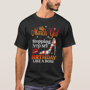 Camiseta Passando Para O Meu Aniversário Como Uma Garota De