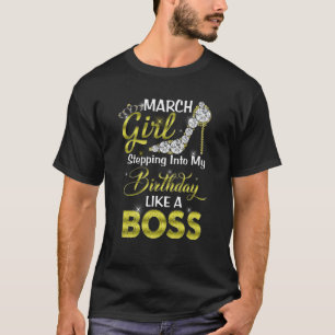 Camiseta Passando Para O Meu Aniversário Como Uma Garota De