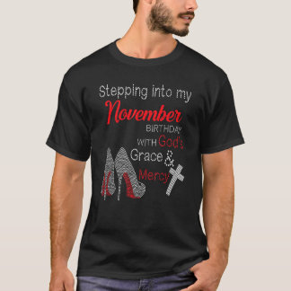 Camiseta Passando Para O Meu Aniversário De Novembro Com A