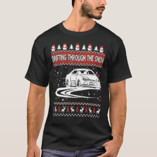 Camiseta Passando Pela Neve Feia De Natal C