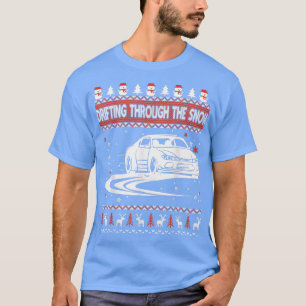 Camiseta Passando Pela Neve Feia De Natal C