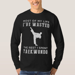 Camiseta Passando Pela Vida: Taekwondo Warrior!