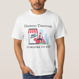 Camiseta Passando por aqui para entregar a você uma camiset