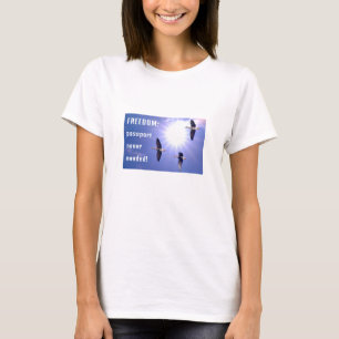 Camiseta Passaporte de Liberdade (luz)