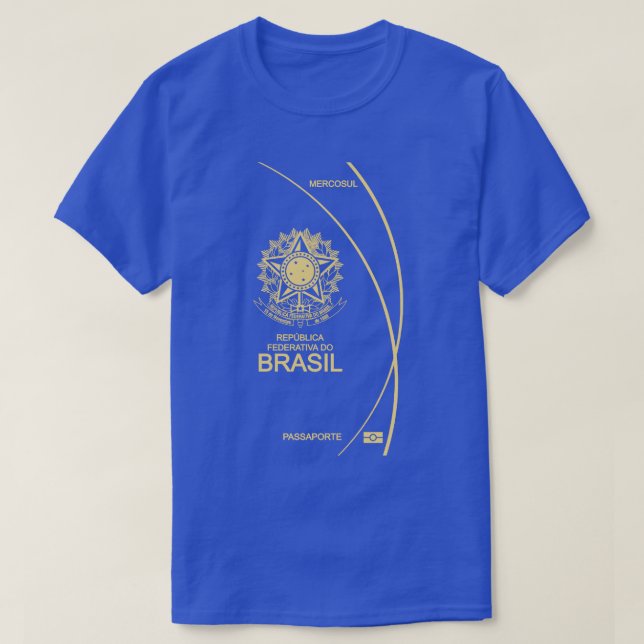 Camiseta Passaporte do Brasil Versão 2022 (Frente do Design)