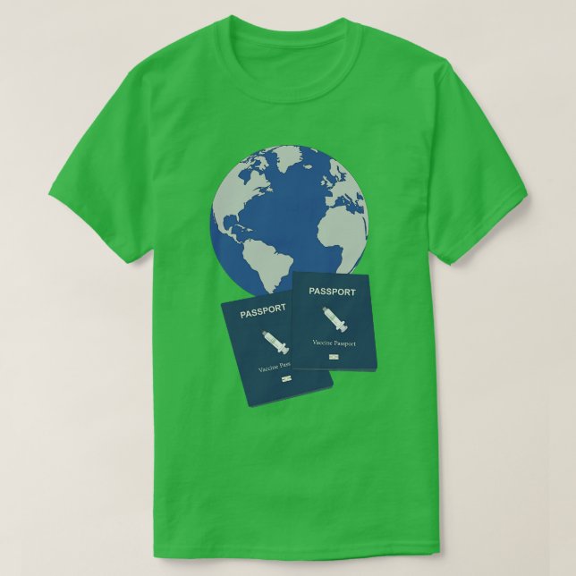 Camiseta Passaportes de Vacina (Frente do Design)