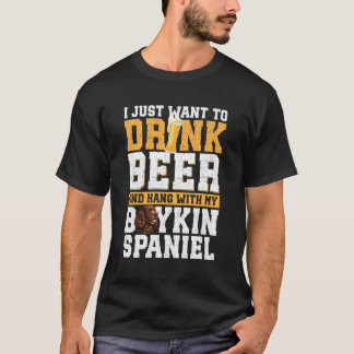 Camiseta Passar o Tempo com o Dono do meu Boykin Spaniel Bo