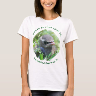 Camiseta Passarinho Bebê Demais de Fofo