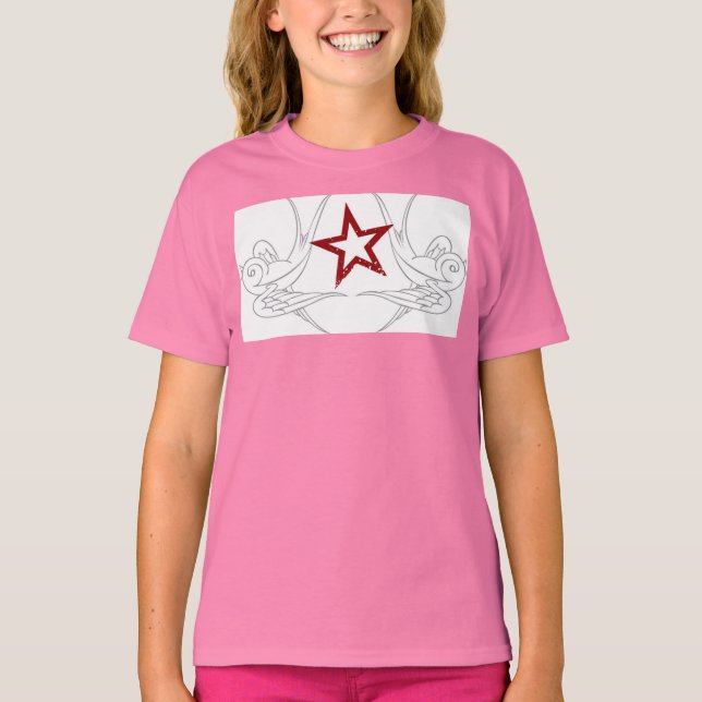 Camiseta Passarinho das meninas ONZE (Frente)