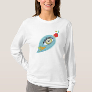 Camiseta passarinho de capuz