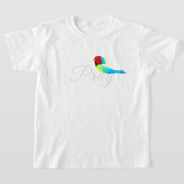 Camiseta Passarinho de Oração  (Postura )