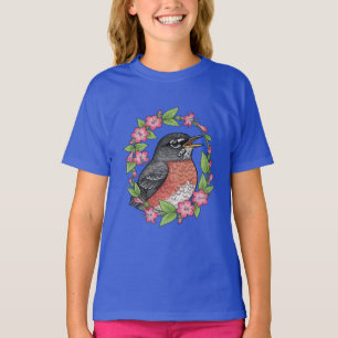 Camiseta Passarinho Encantador de Connecticut Com Mirabilis