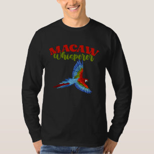 Camiseta Passarinho Falante Arara Azul e Amarela para Papag