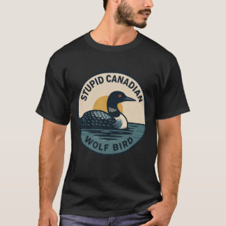 Camiseta Passarinho Lobo Canadense Idiota