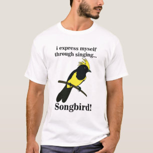 Camiseta Passarinho Tit Bird Engraçado Passarinho Observaçã