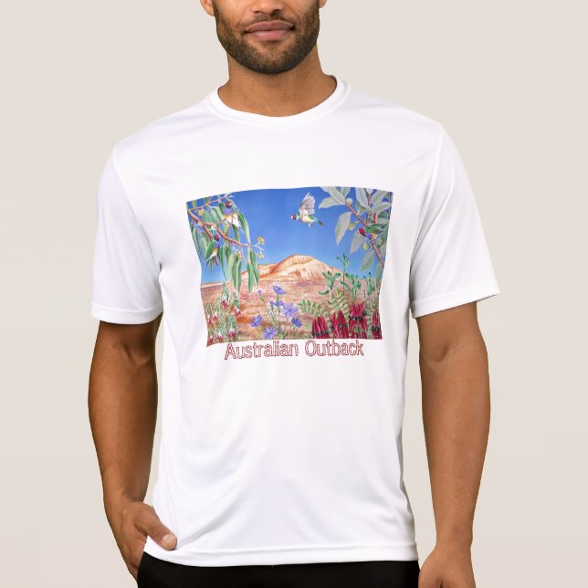 Camiseta Passarinhos de Gouldian, interior, Austrália (Frente)
