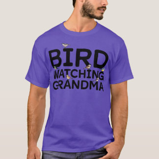 Camiseta Pássaro a ver a vovó a observar o pássaro a passar