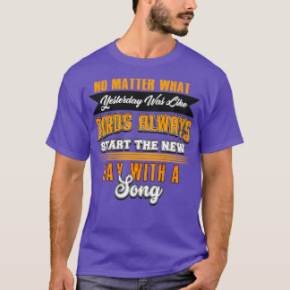 Camiseta pássaro a ver pássaro a ver o presente 3